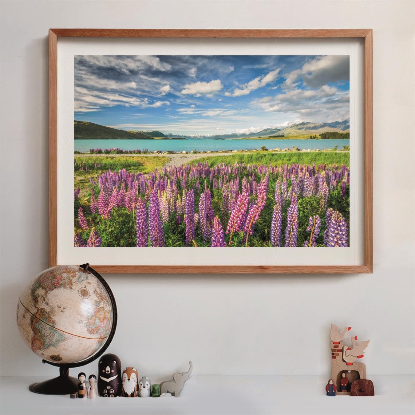 Lupins At Lake Tekapo, 1500pc, Compact