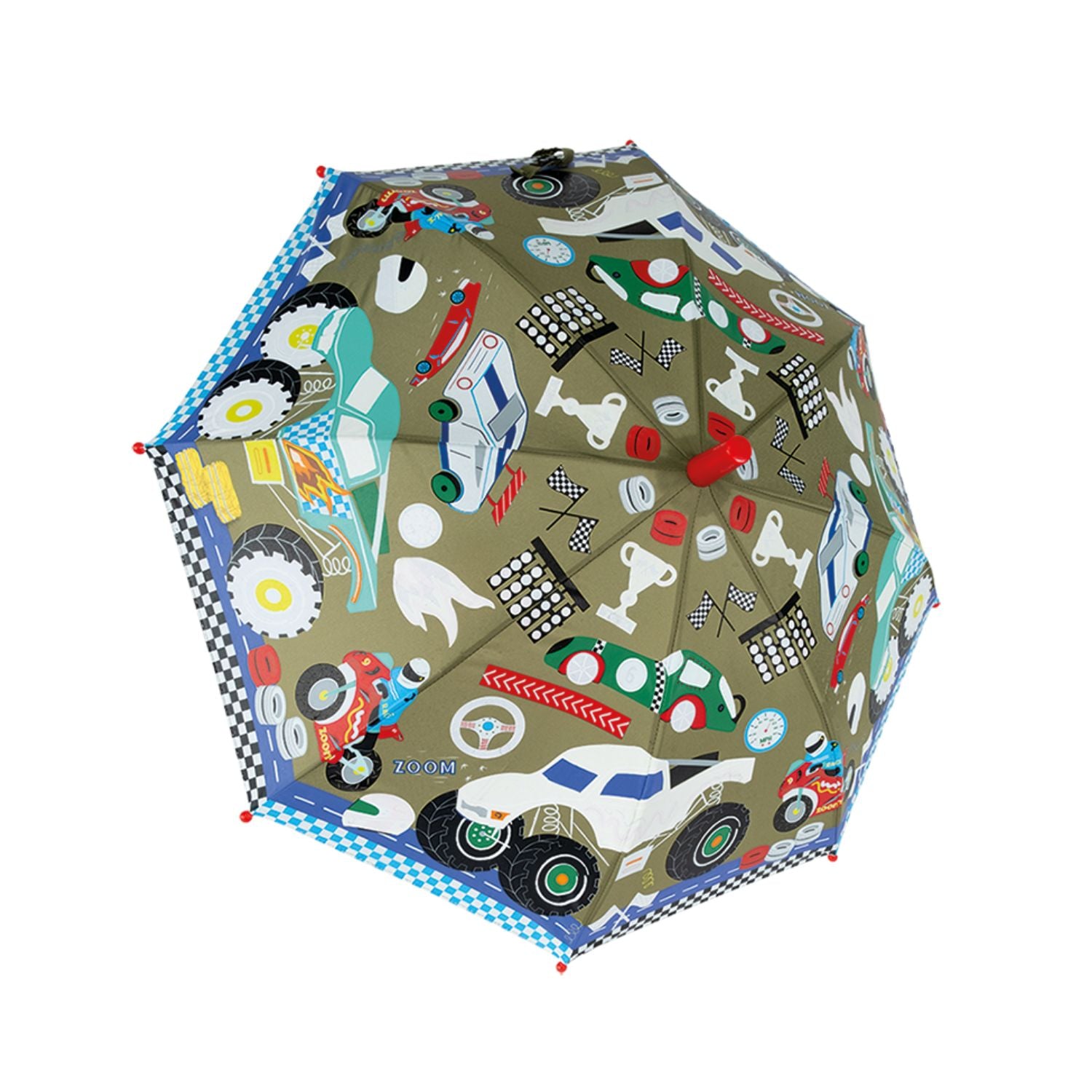 Floss & Rock - Cars - Colour Changing Umbrella Childrens Umbrella