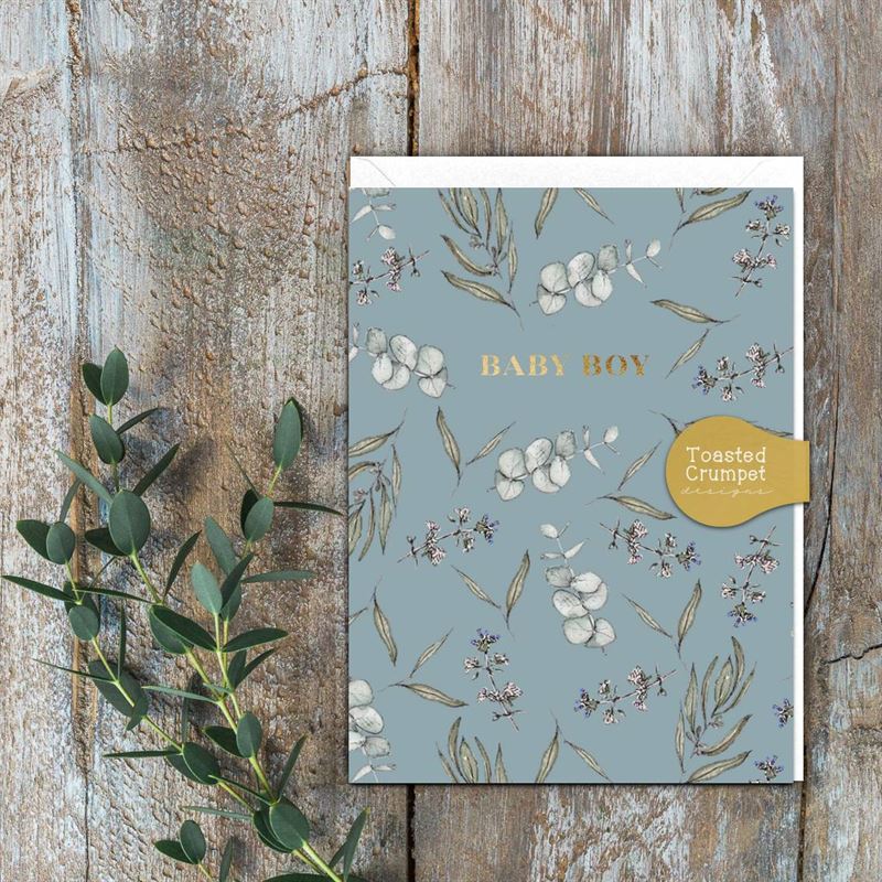 Baby Boy - Mini Baby Card