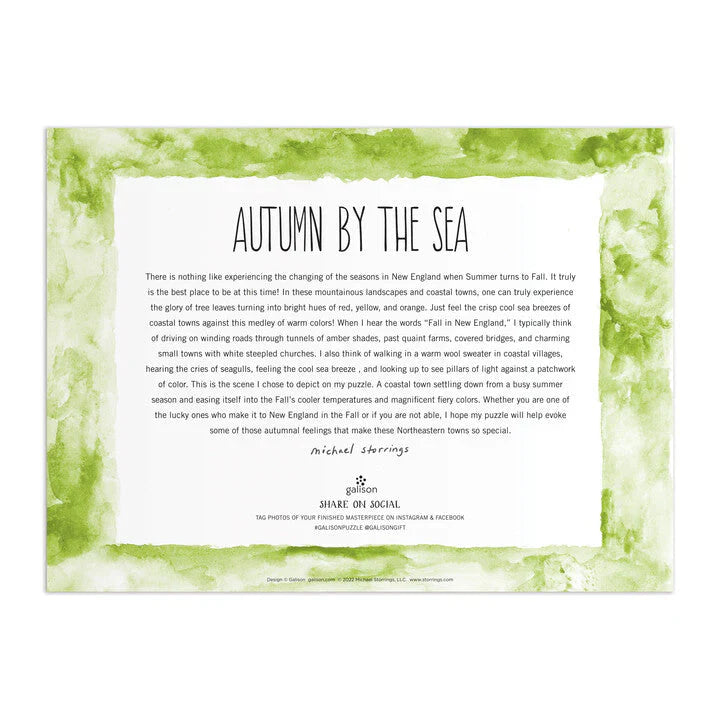 Michael Storrings Autumn by the Sea, 1000 Piece Puzzle