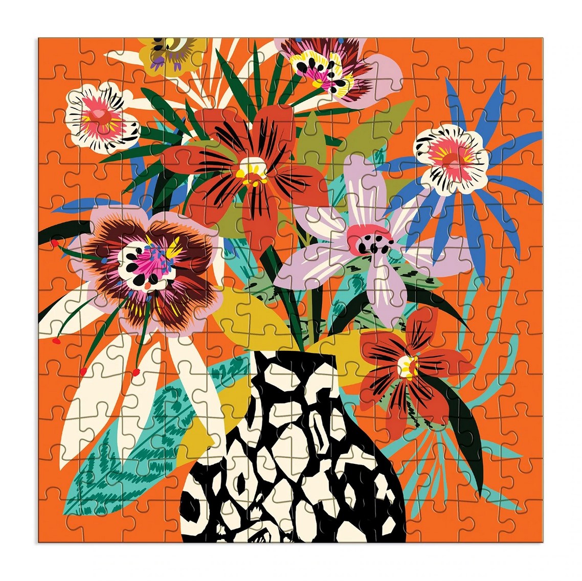 Wood Puzzle - Kitty McCall Leopard Vase 144 Piece Wood Puzzle