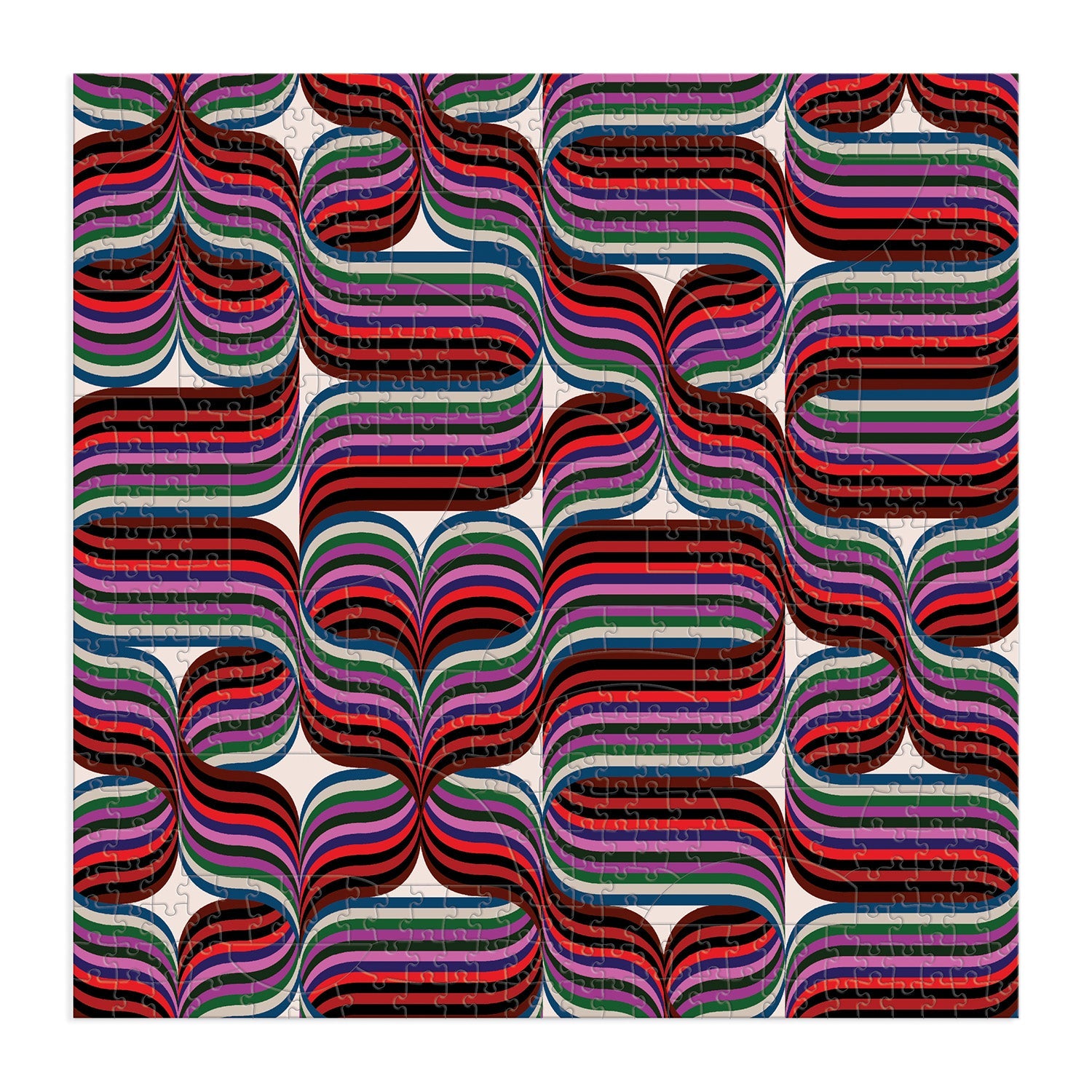 Trina Turk 500 Pc Double Sided Puzzle with Shaped Pieces