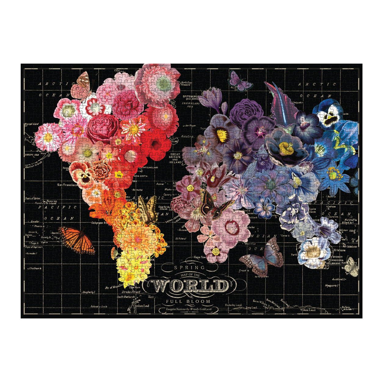 WENDY GOLD FULL BLOOM 1000 PIECE PUZZLE