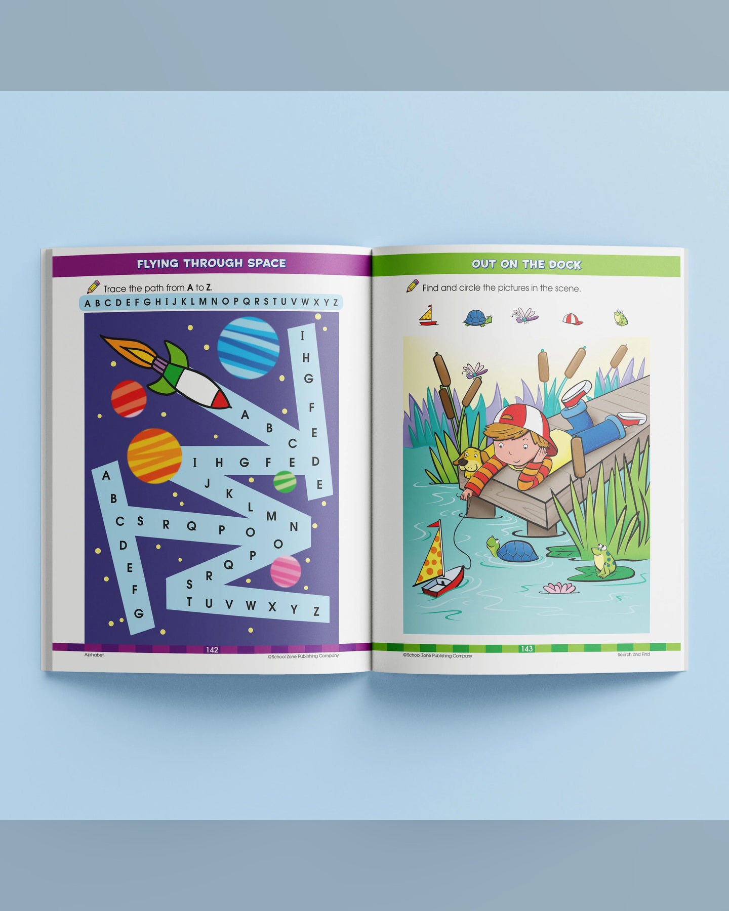School Zone Giant Preschool Workbook-3