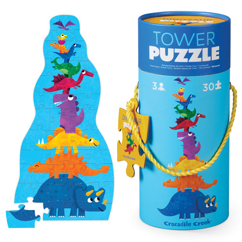 Croc Creek 30pc Tower Puzzle: Dinosaur
