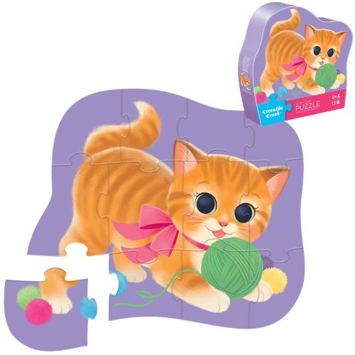 Croc Creek 12pc Mini Puzzle - Cute Kitten