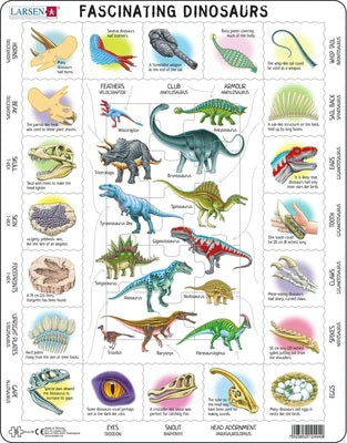 Fascinating Dinosaurs Puzzle 35pc