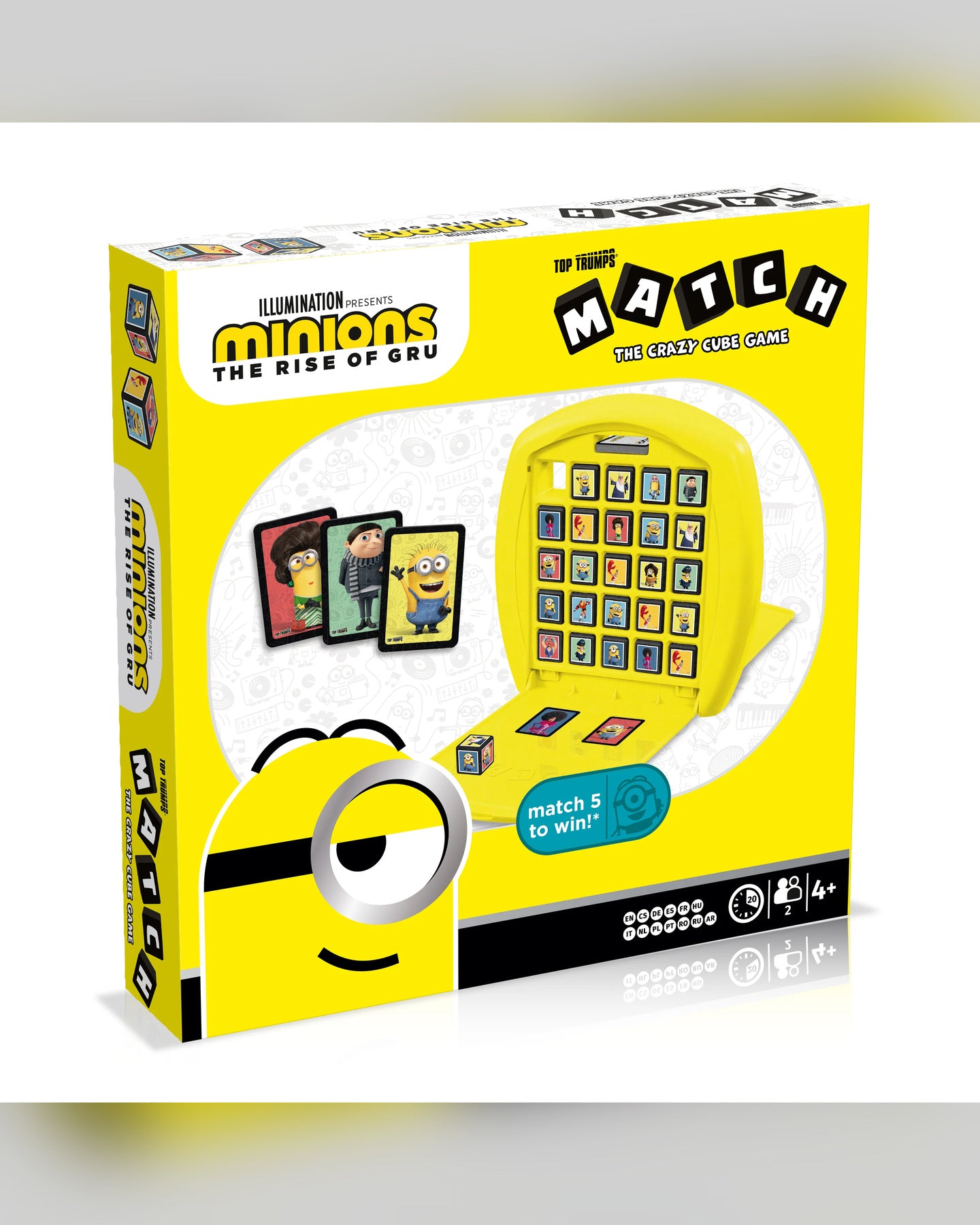 Winning Moves Top Trumps Match Minions: Rise of Gru Board Game
