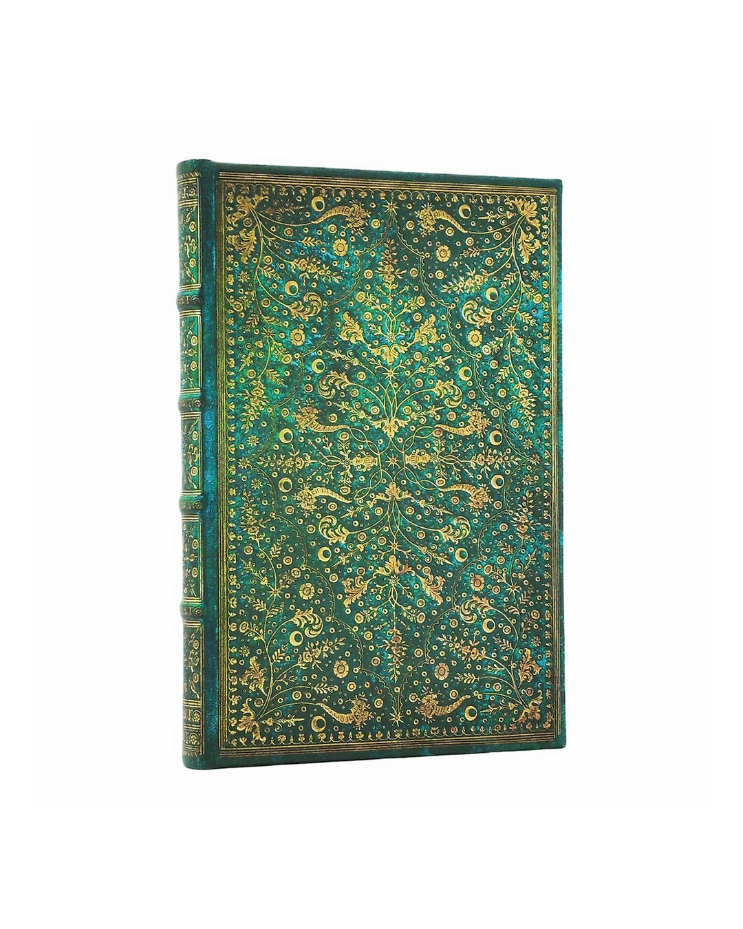 Emerald Flower Mini Lined Hardcover Journal