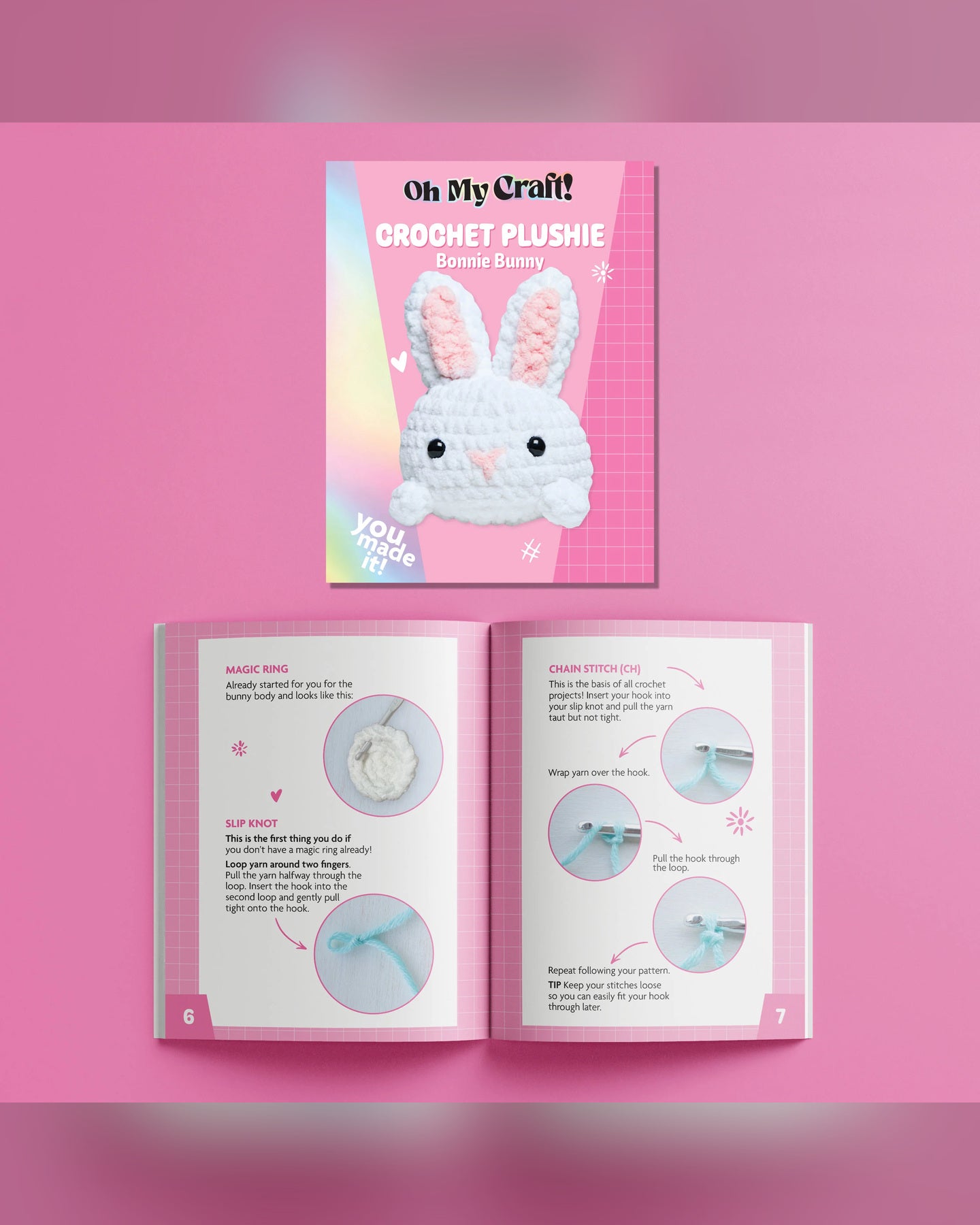 OMC! Bonnie Bunny Crochet Plushie Kit-2