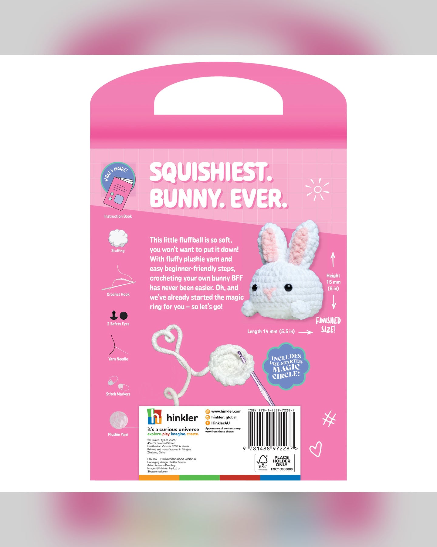 OMC! Bonnie Bunny Crochet Plushie Kit-4