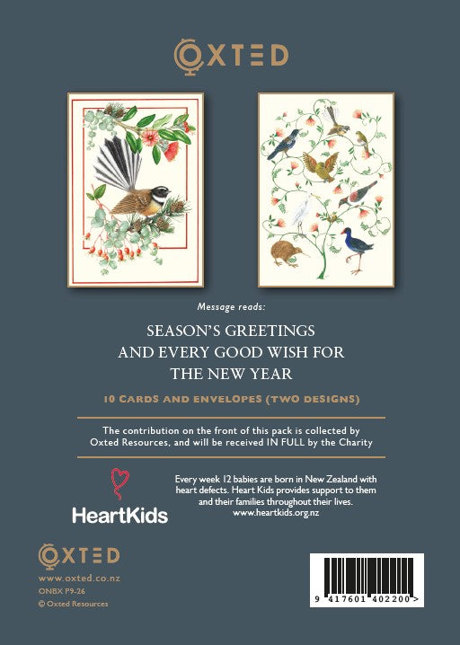 Oxted Heart Kids 10-card charity Christmas card pack