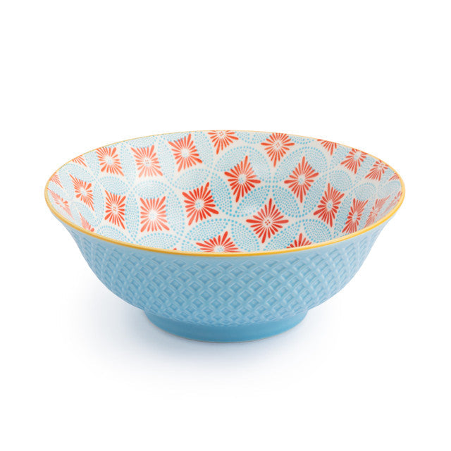 Mikasa 21 cm Ramen Bowl – Blue Mosaic