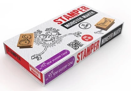 MONSTER MAKER STAMP KIT, 35 STAMPS