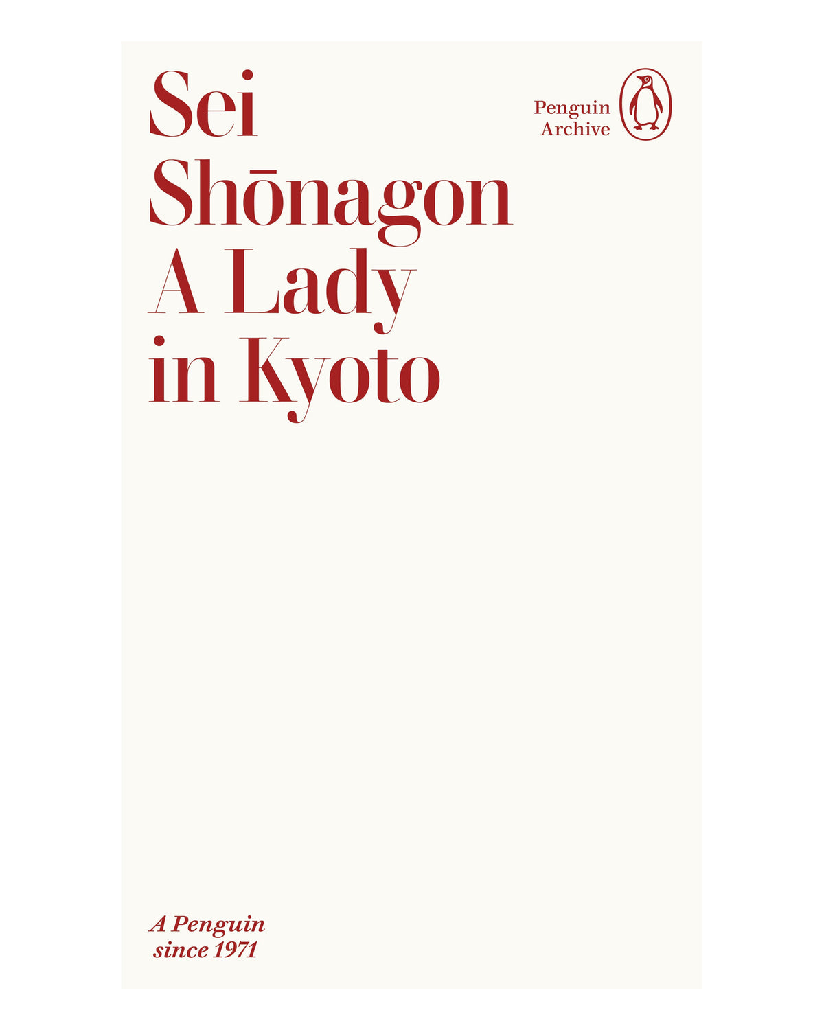 A Lady in Kyoto by Sei Shonagon