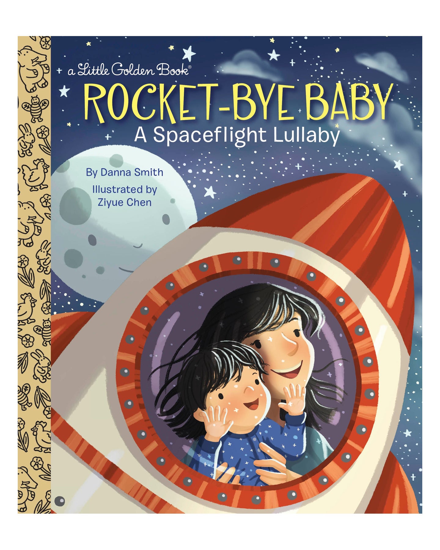 Little Golden Books: Rocket-Bye Baby by Danna Smith