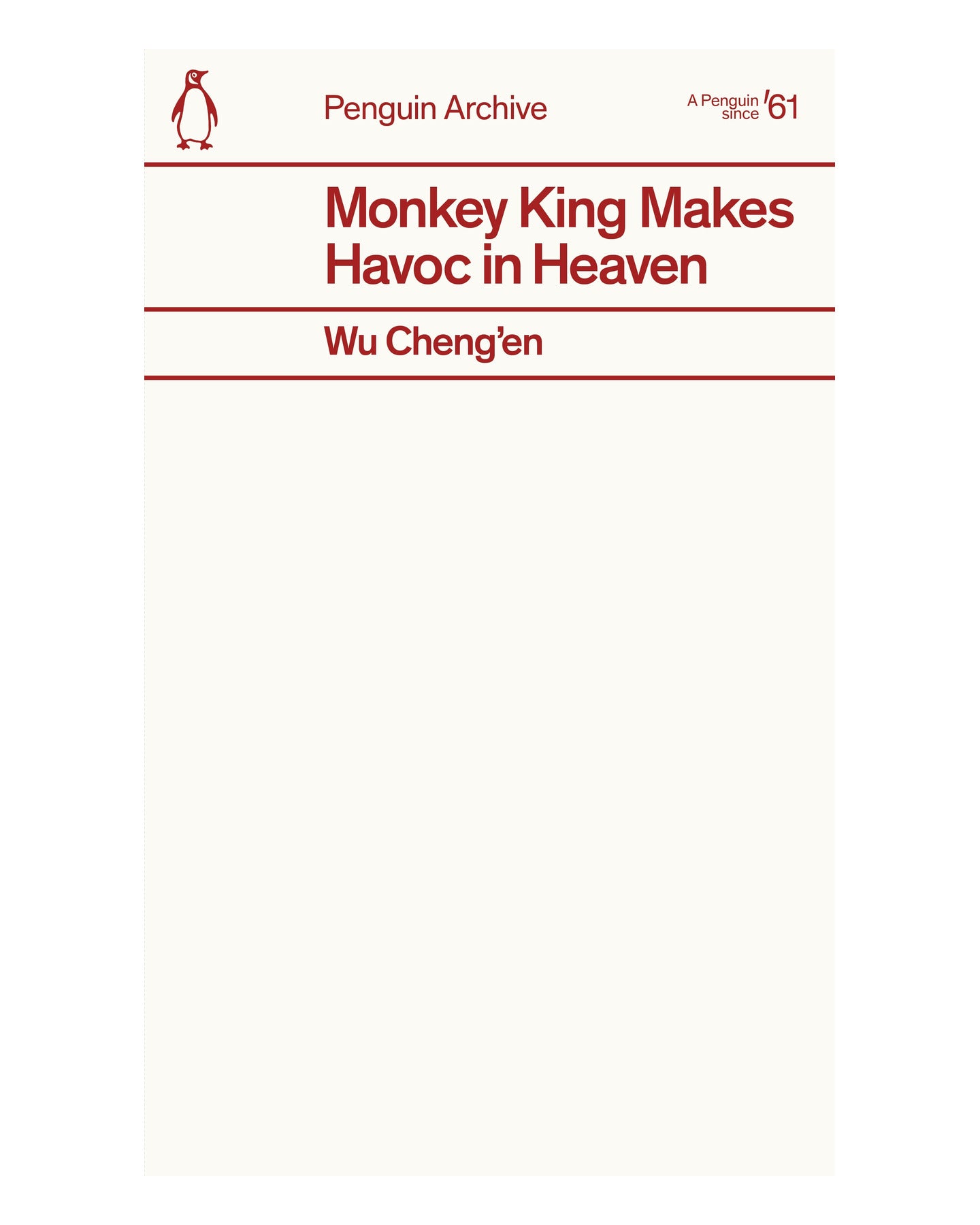 Monkey King Makes Havoc in Heaven by Wu Cheng'en