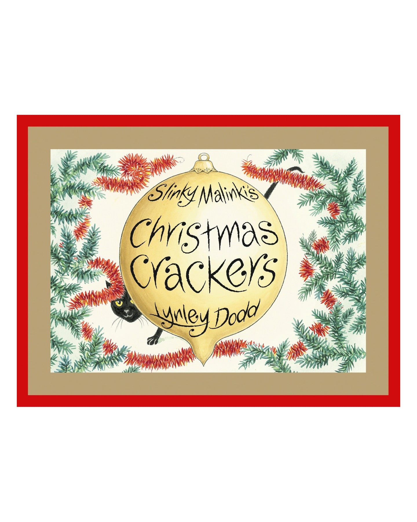 Slinky Christmas Crackers BB by Lynley Dodd