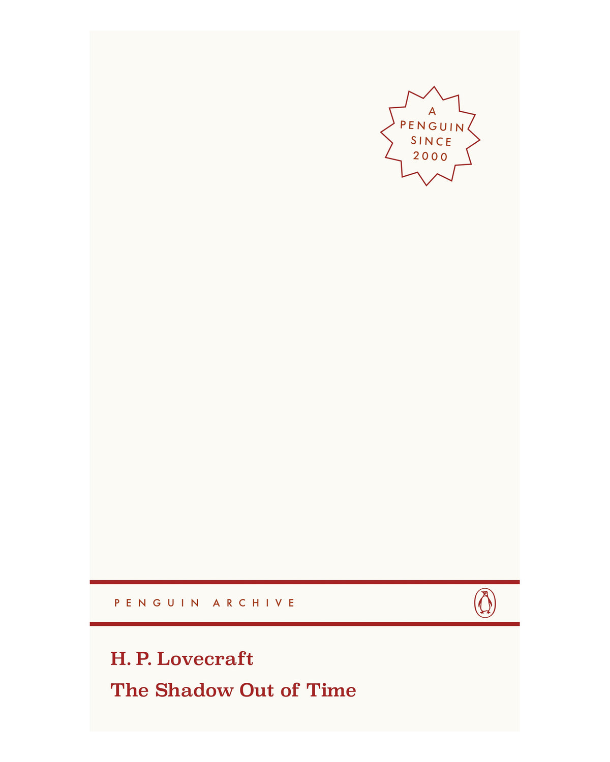 The Shadow out of Time by H. P. Lovecraft