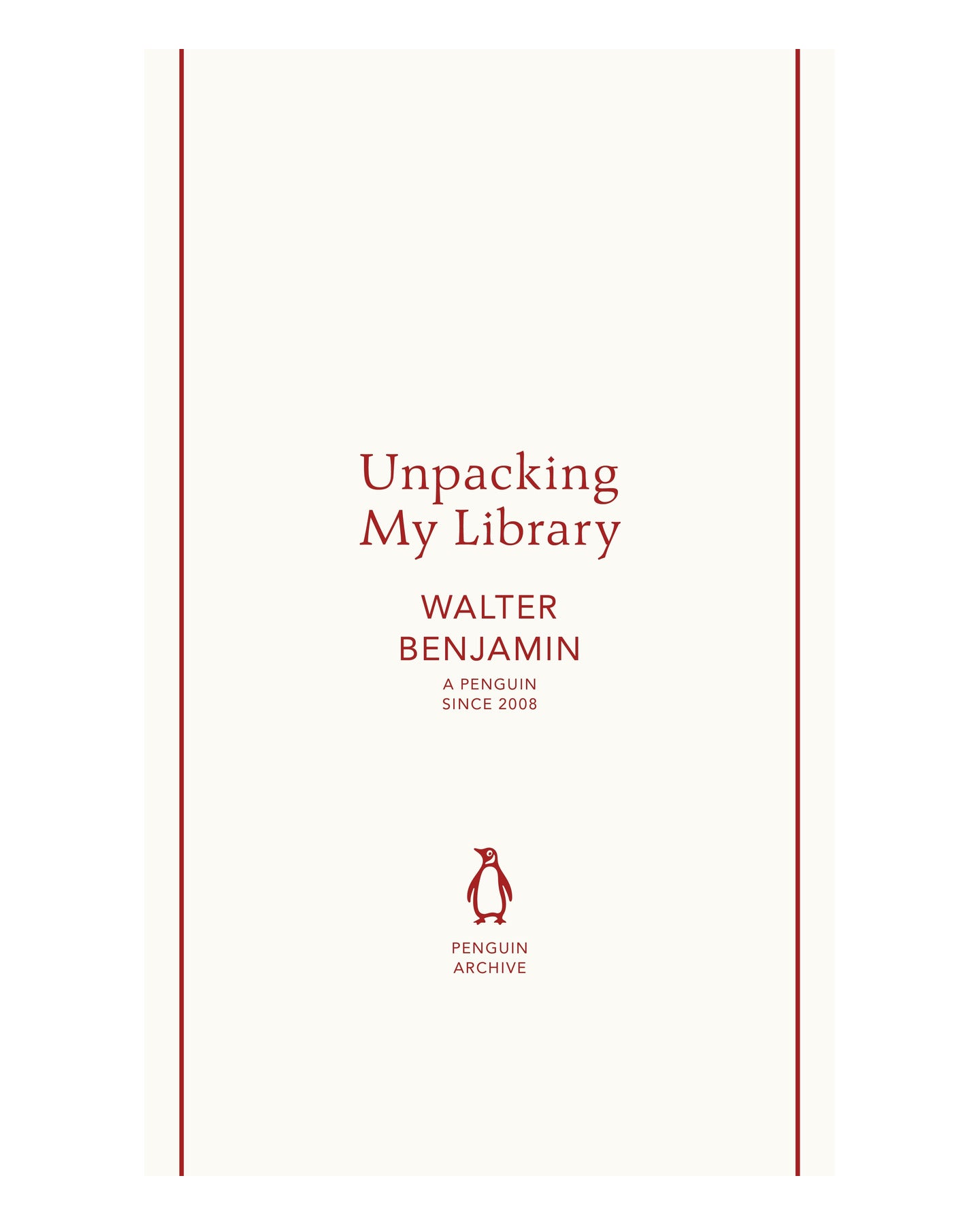 Unpacking My Library by Walter Benjamin