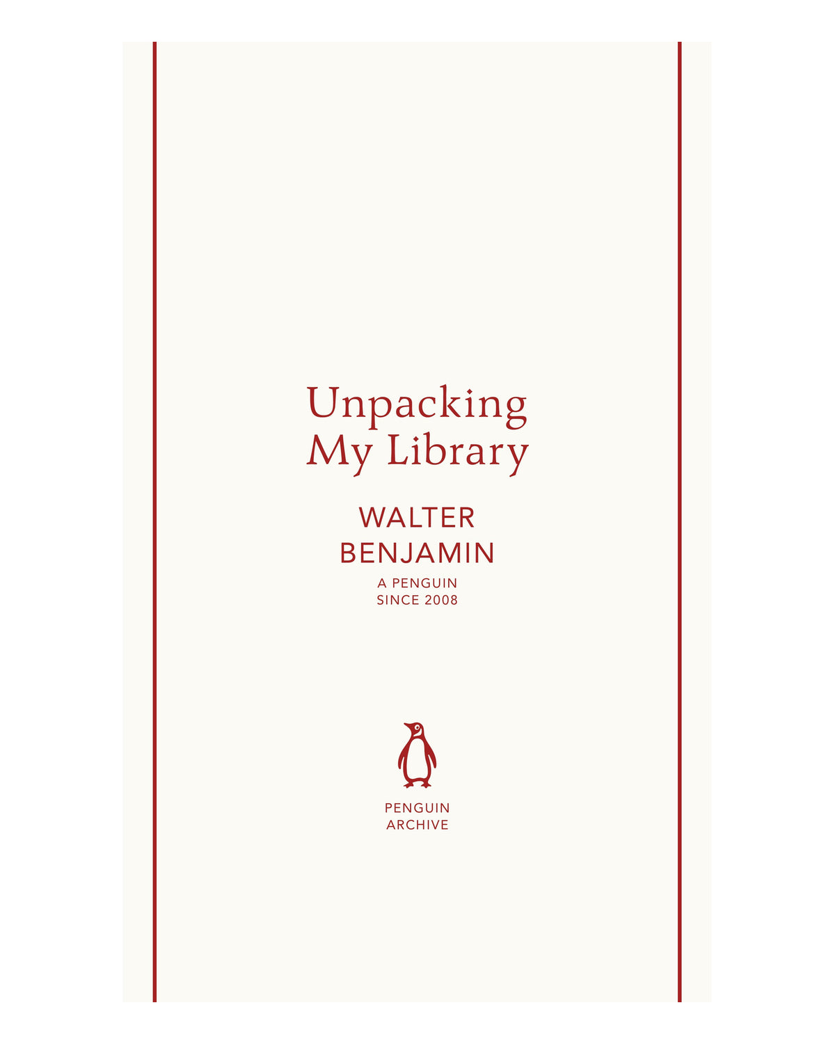Unpacking My Library by Walter Benjamin