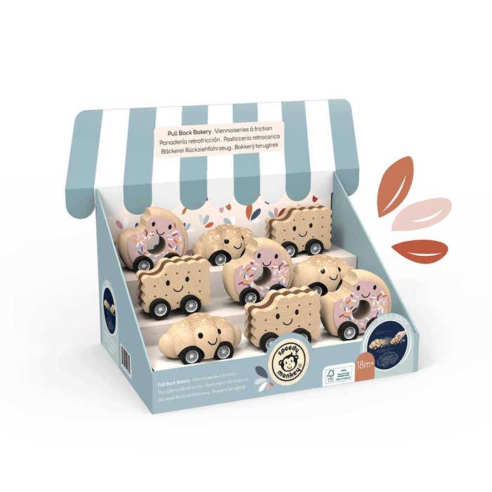 Speedy Monkey Pull Back Bakery – Assorted