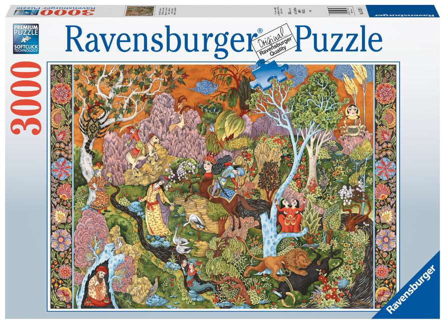 Ravensburger Garden of Sun Signs 3,000-piece jigsaw puzzle box