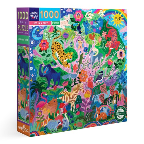 eeBoo 1000pc Puzzle Life in a Tree