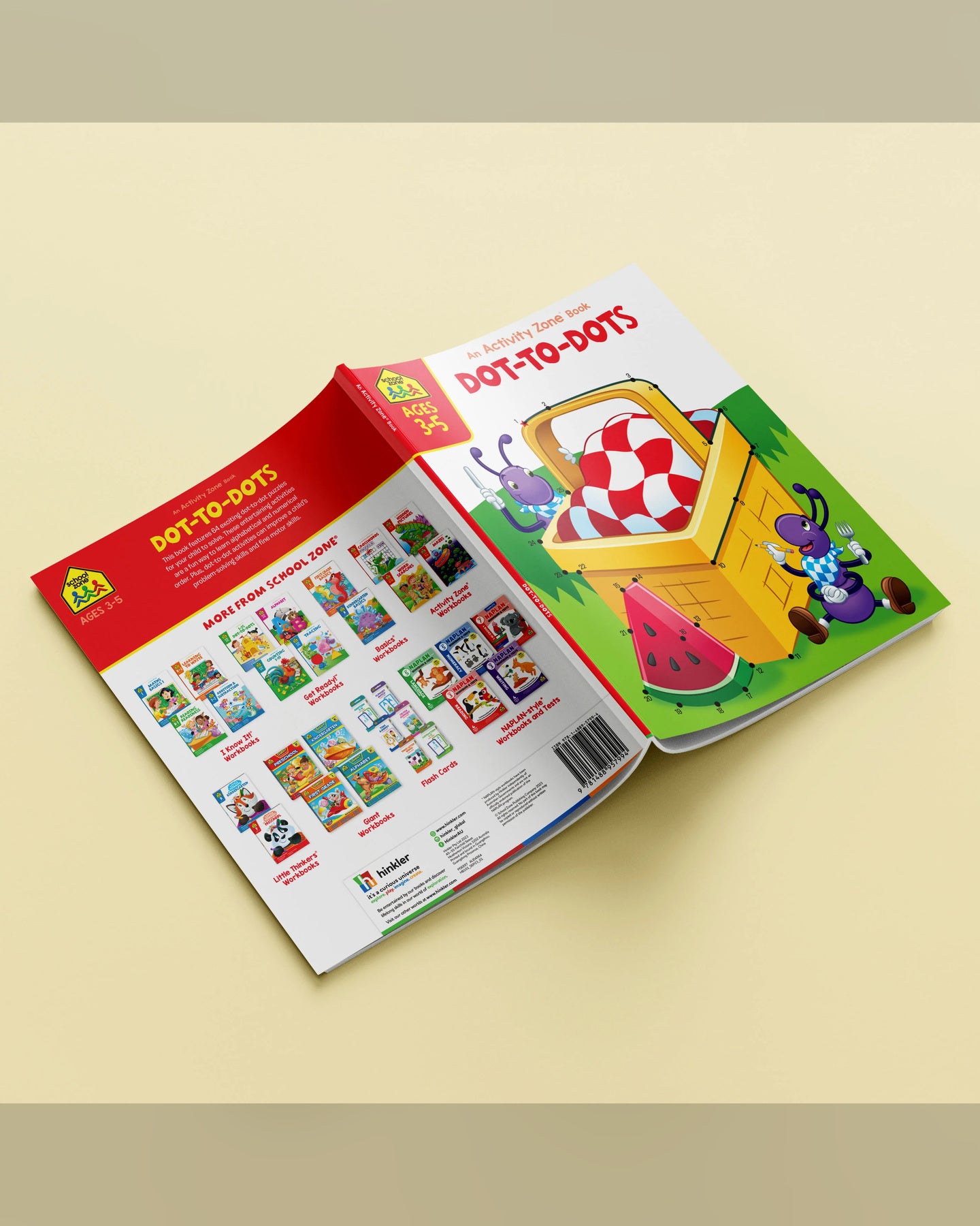 School Zone Activity Zone Dot-to-Dot Workbook-4
