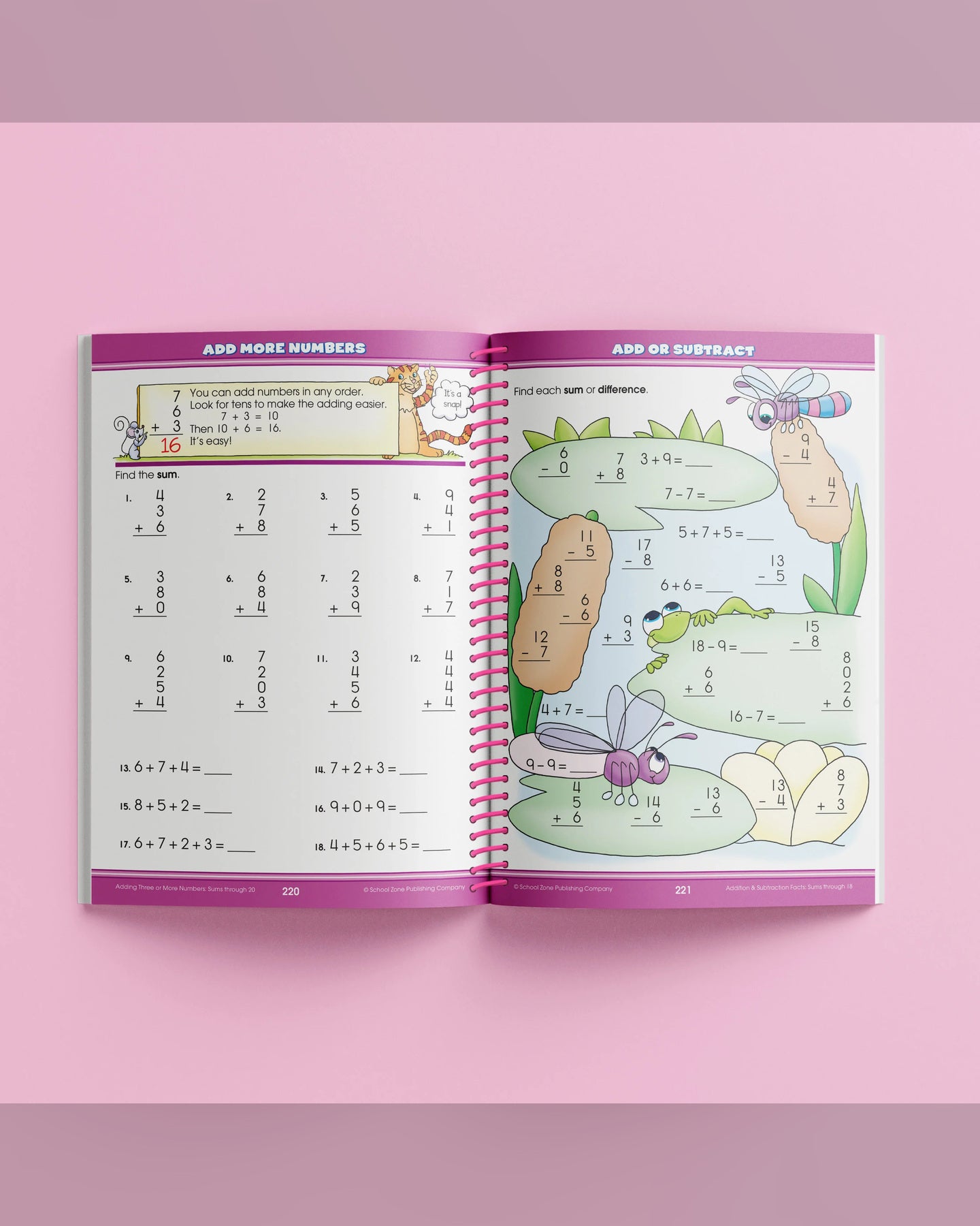School Zone Big Spiro Maths Workbook-3