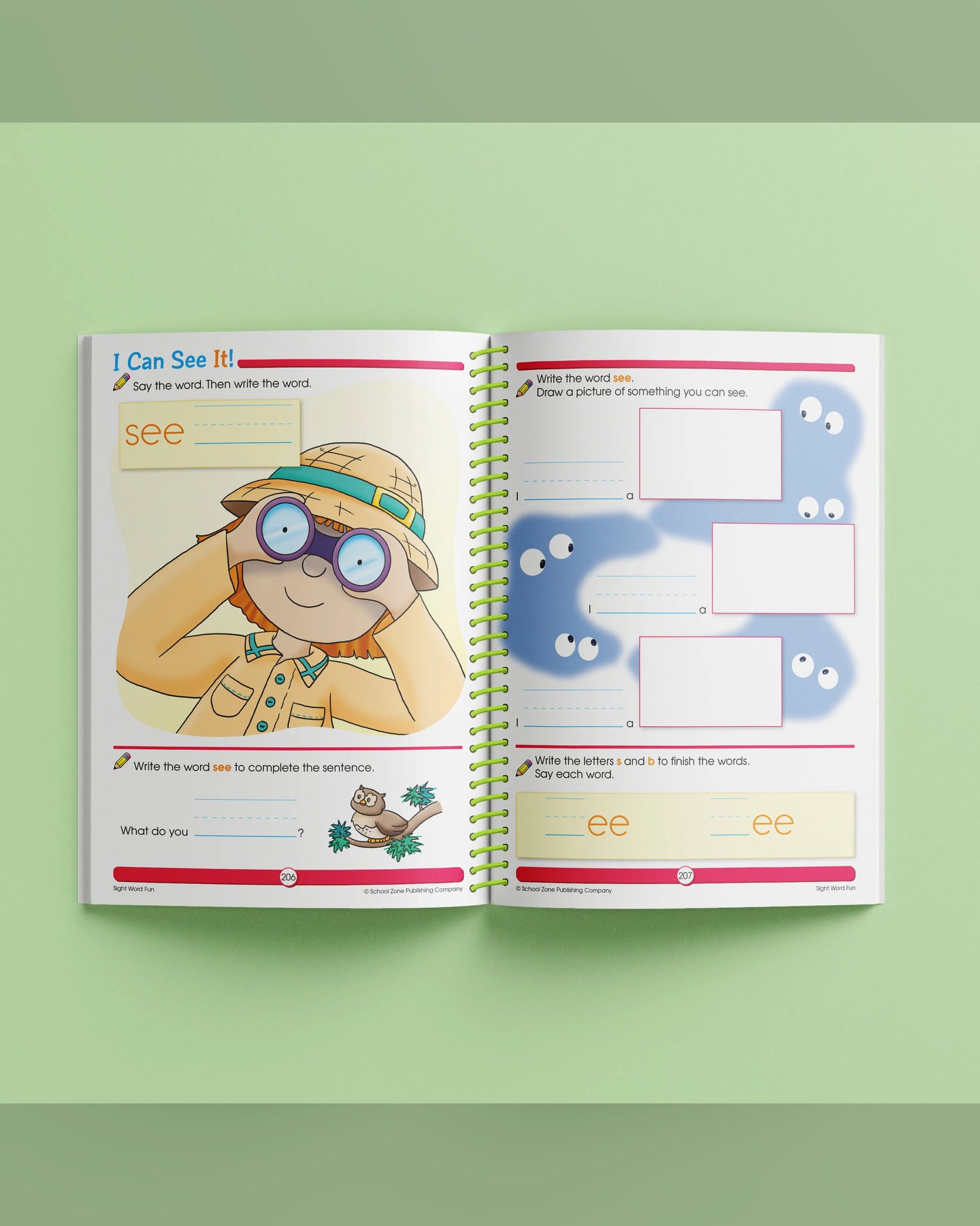 School Zone Big Spiro Writing Workbook-3
