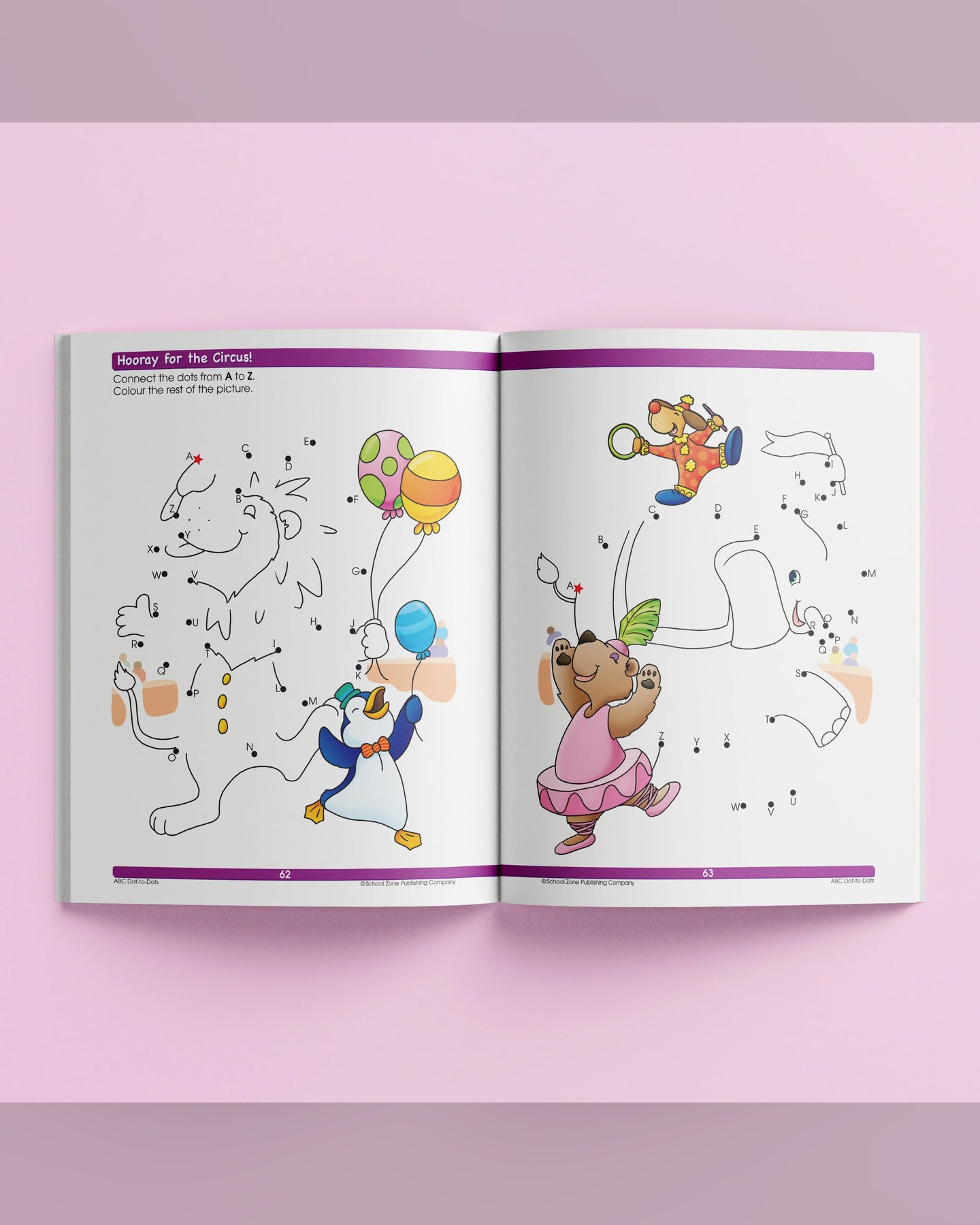 School Zone Get Ready ABC Dot-to-Dot Workbook-3