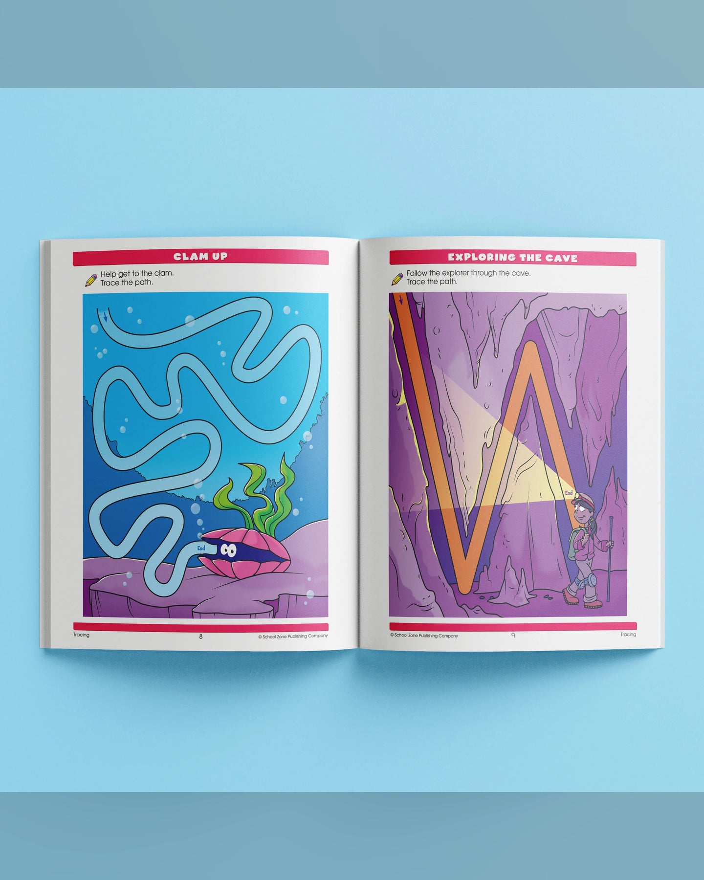 School Zone Get Ready Tracing Workbook-1