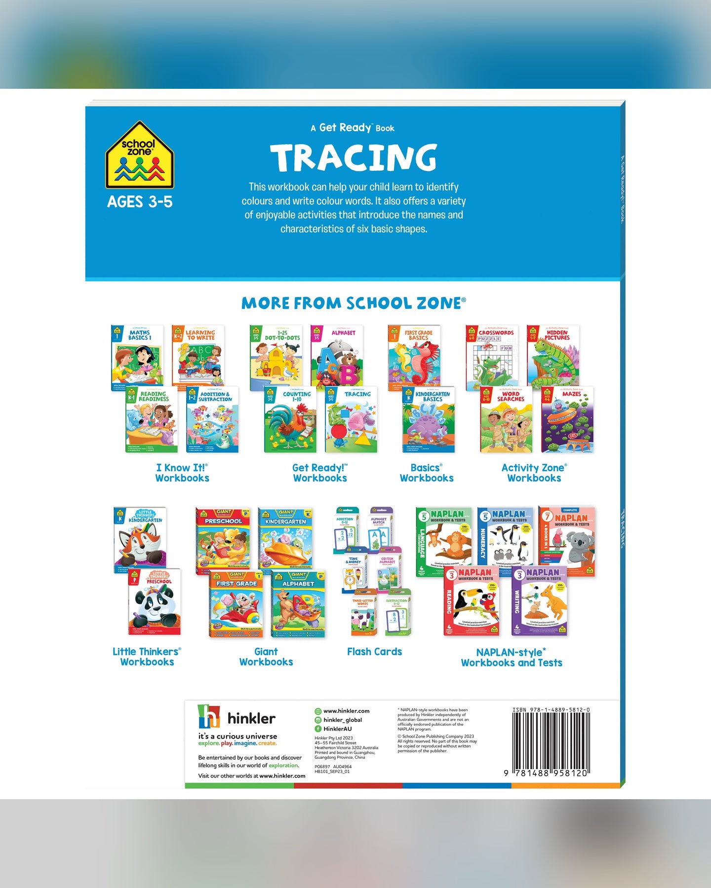 School Zone Get Ready Tracing Workbook-2