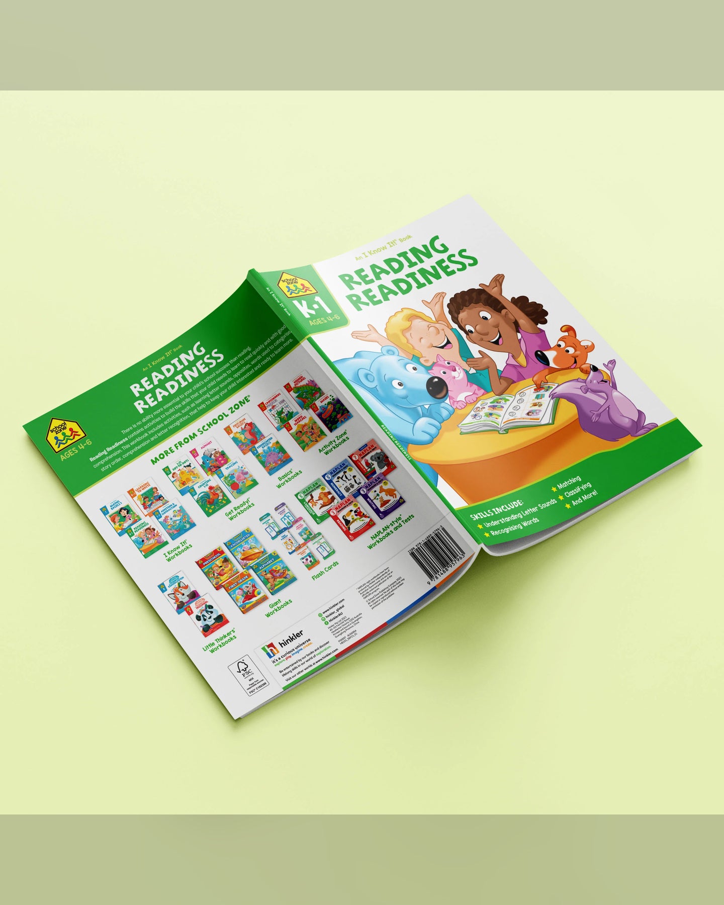 School Zone I Know It! Reading Readiness Workbook-4