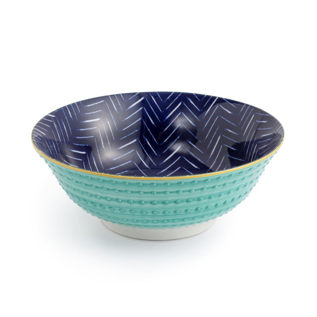 Mikasa 21 cm Ramen Bowl – Indigo Chevron