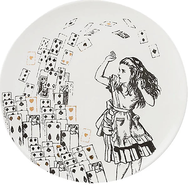 V&A Alice in Wonderland Set of 4 Fine China Side Plates