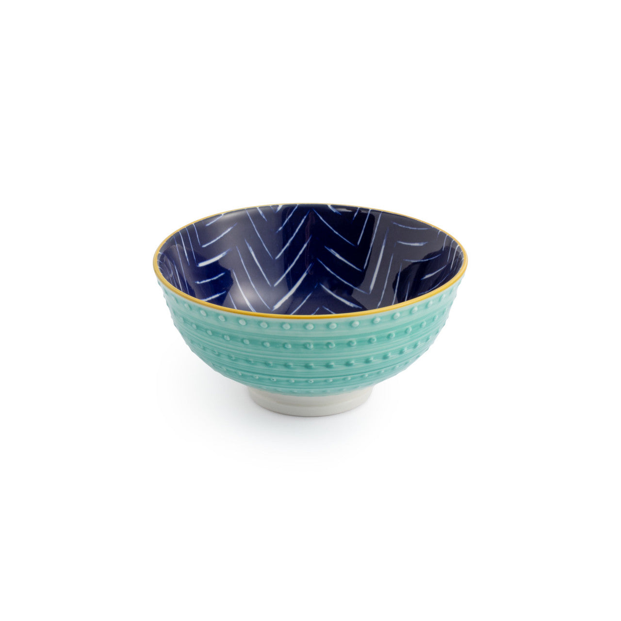 Mikasa 12 cm Nibble Bowl – Indigo Chevron