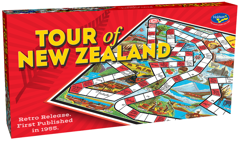Tour of New Zealand Board Game