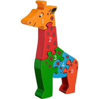 Lanka Kade Giraffe 1-5 Wooden Counting Jigsaw Puzzle