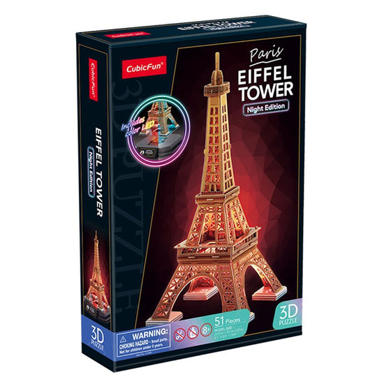 Cubic Fun 3D Puzzle Eiffel Tower Night Edition
