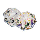 Floss & Rock - Dinosaur - Transparent Colour Changing Umbrella Childrens Umbrella