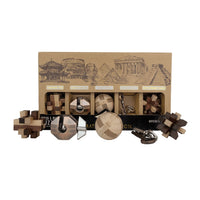 Project Genius Curated Collection 5-Pack Puzzle Set Mechanical Puzzles