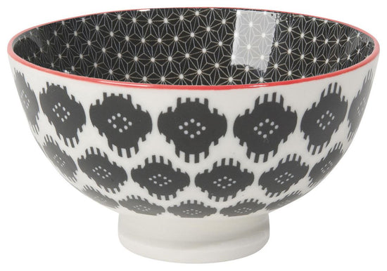 Black Ikat - Stamped Bowl