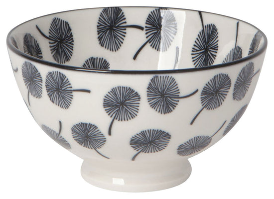 Gray Dandelion - Stamped Bowl