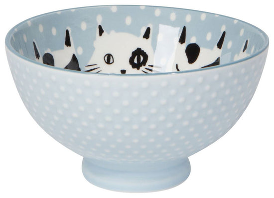 Feline Fine Stamped - Small Bowl