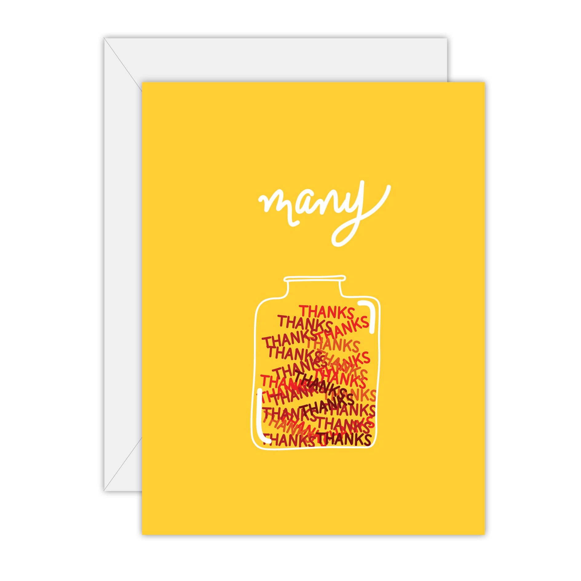 Many Thanks - card