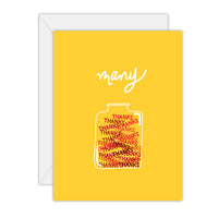 Many Thanks - card