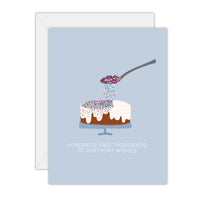 Hundreds and Thousands of Birthday Wishes - card