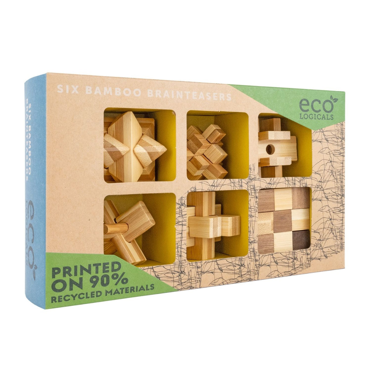 Project Genius Ecological 6-Pack Bamboo Brainteasers Toys